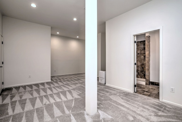 35 Millo Dr, Monroe, CT 06468 - basement with carpet and recessed lighting