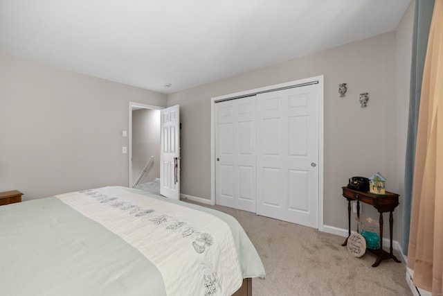 152 Lincoln St Unit 17, Waterbury, CT 06710 - bedroom with light colored carpet and a closet