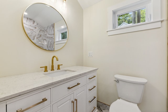 145 Lakeview Dr, Colchester, CT 06415 - bathroom featuring vanity and marble look tile flooring