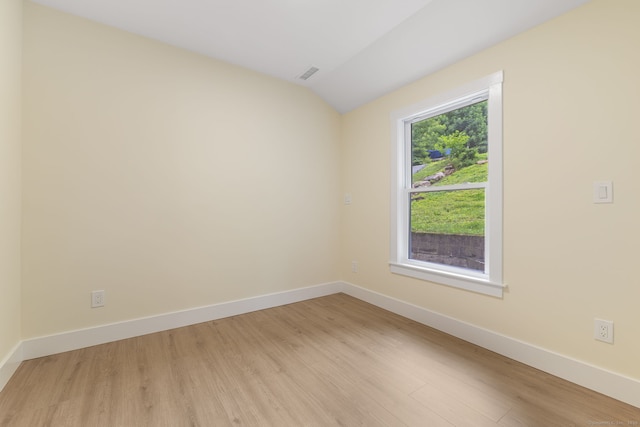 145 Lakeview Dr, Colchester, CT 06415 - spare room with lofted ceiling and light wood finished floors