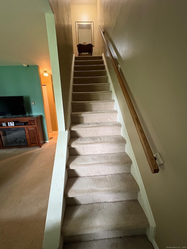 80 Beths Ave Apt 3, Bristol, CT 06010 - staircase featuring carpet floors