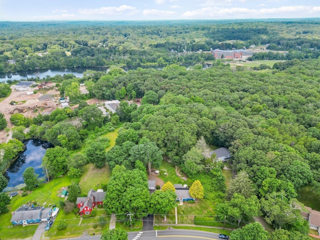 103 Glenwood Rd, Clinton, CT 06413 - drone / aerial view of a heavily wooded area and a nearby body of water