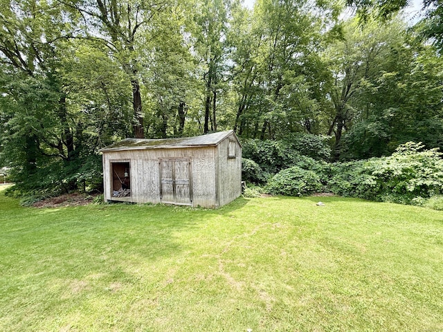 18 Booth Rd, Enfield, CT 06082 - view of grassy yard with a shed