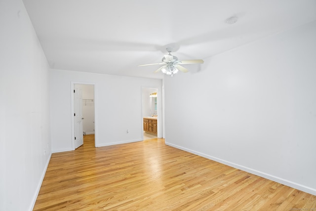 2 Autumn Way, Ledyard, CT 06339 - spare room featuring light wood-style floors and ceiling fan
