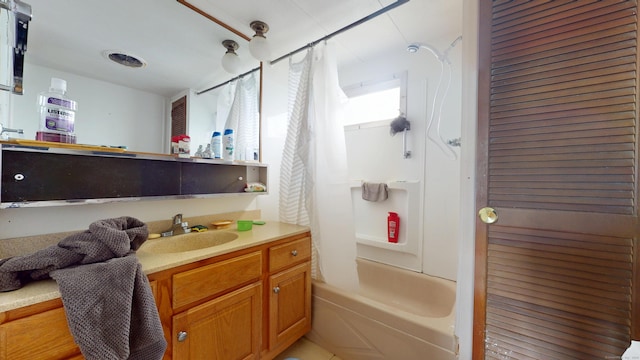 44 Linden Ave N, Westbrook, CT 06498 - bathroom featuring vanity and shower / bath combination with curtain