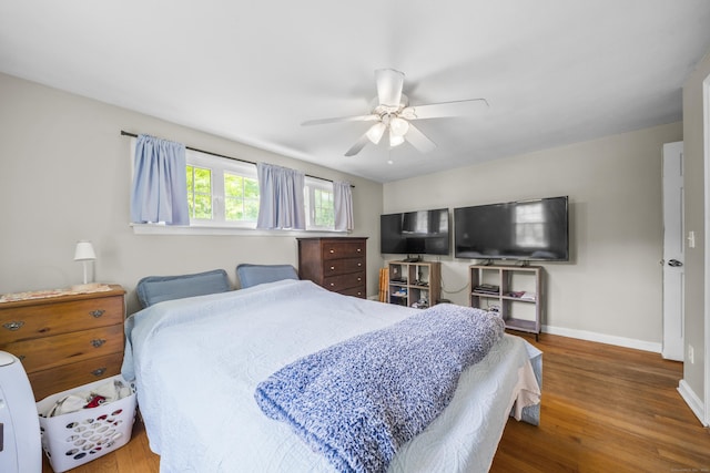 1 Oakridge Dr, Enfield, CT 06082 - bedroom with wood finished floors and ceiling fan
