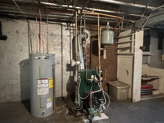 52 Midland Rd, Windsor Locks, CT 06096 - utilities with water heater and a heating unit