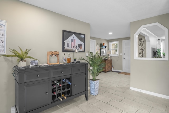 15 Arlington Rd, Windsor Locks, CT 06096 - hall featuring baseboards and recessed lighting