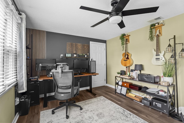 15 Arlington Rd, Windsor Locks, CT 06096 - office space featuring ceiling fan and wood finished floors
