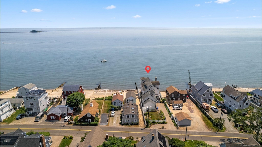 167 Shore Rd, Clinton, CT 06413 - aerial view of residential area with a nearby body of water
