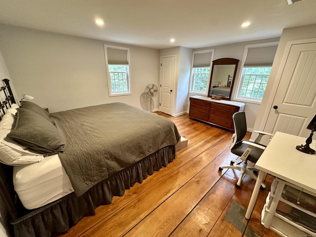 37 Lane St, Shelton, CT 06484 - bedroom featuring wood-type flooring and recessed lighting
