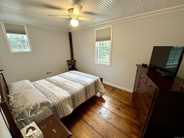 37 Lane St, Shelton, CT 06484 - bedroom featuring wood-type flooring, crown molding, and ceiling fan
