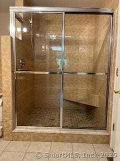 1929 Logans Way, Windsor, CT 06095 - bathroom featuring tile patterned flooring and a stall shower