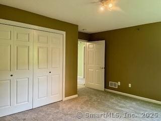 1929 Logans Way, Windsor, CT 06095 - unfurnished bedroom featuring carpet flooring and a closet