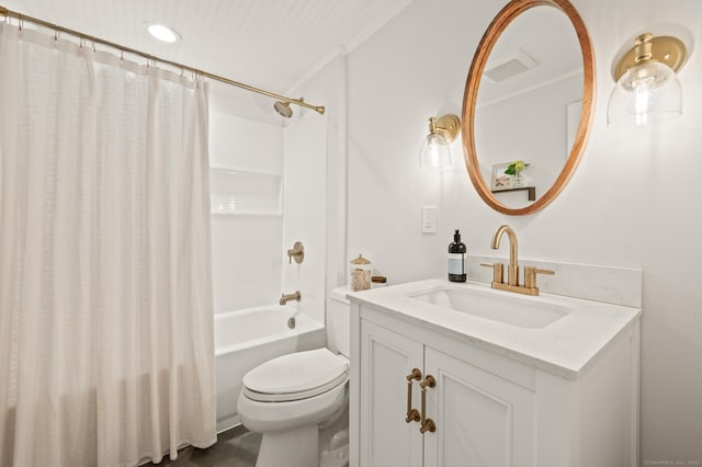 73 Water St, Glastonbury, CT 06073 - bathroom with vanity and shower / bath combo with shower curtain