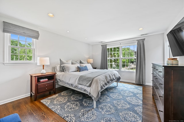 68 William St, Norwalk, CT 06851 - bedroom featuring dark wood finished floors and recessed lighting