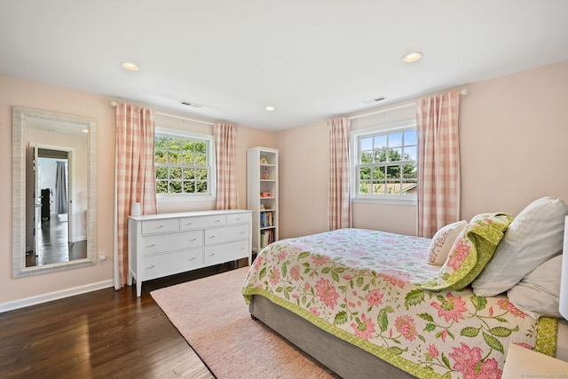 68 William St, Norwalk, CT 06851 - bedroom with dark wood-type flooring and recessed lighting