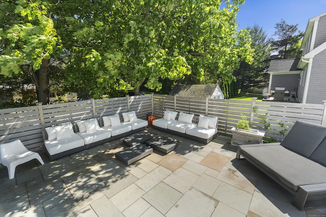 3 Arrowhead Rd, Madison, CT 06443 - view of patio / terrace featuring an outdoor living space