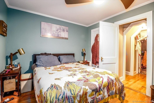52 Hudson Dr, New Fairfield, CT 06812 - bedroom with wood finished floors and crown molding