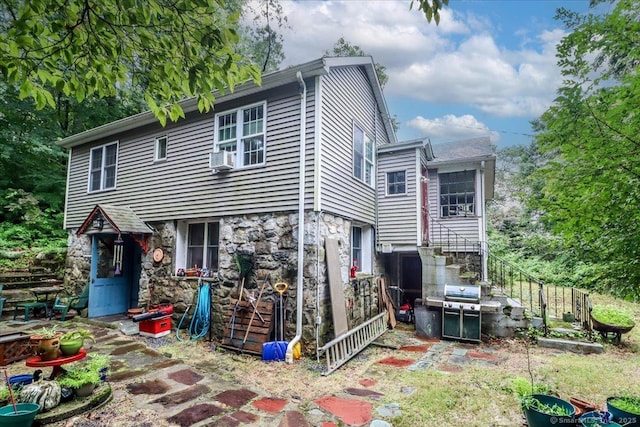 52 Hudson Dr, New Fairfield, CT 06812 - back of house featuring stone siding