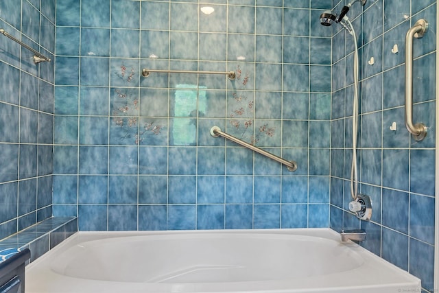35 Pheasant Ln, Ridgefield, CT 06877 - bathroom featuring tile walls and shower / washtub combination