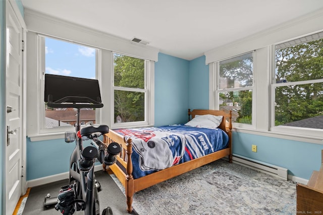 8 Fenbrook Rd, Old Saybrook, CT 06475 - bedroom with a baseboard heating unit and baseboards