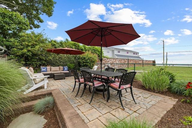 8 Fenbrook Rd, Old Saybrook, CT 06475 - view of patio / terrace featuring an outdoor living space and outdoor dining space
