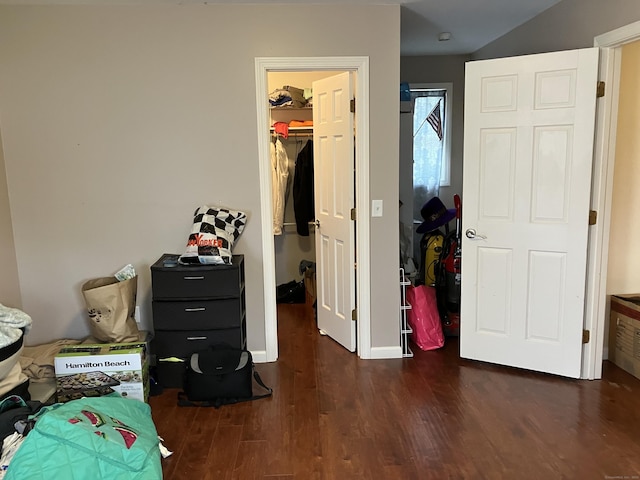 74 Brussels Ave, Wethersfield, CT 06109 - bedroom featuring dark wood-style floors and a spacious closet