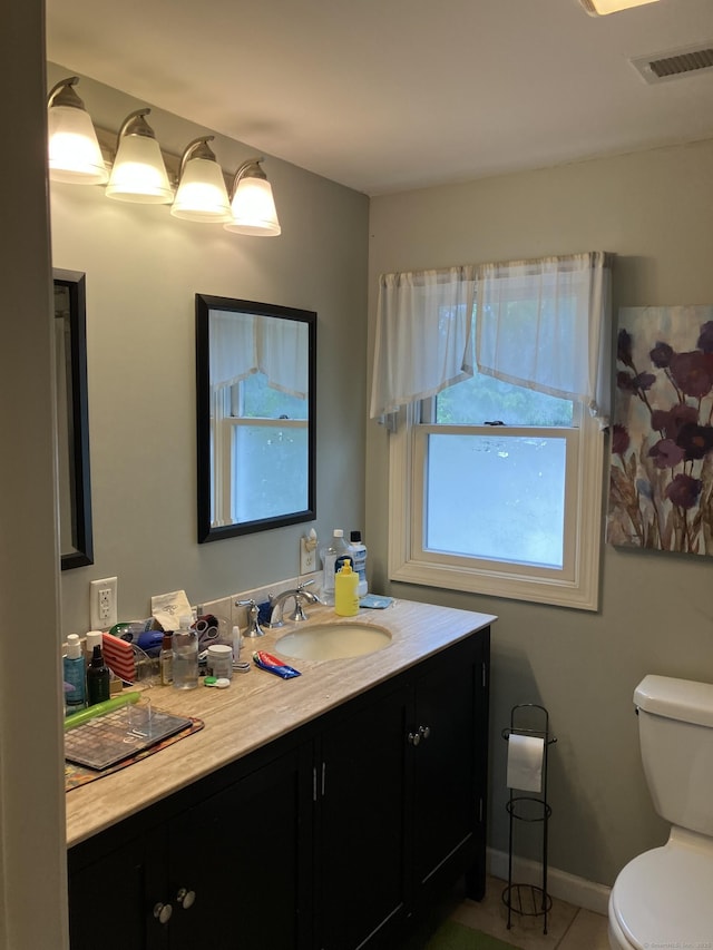 74 Brussels Ave, Wethersfield, CT 06109 - bathroom with vanity and tile patterned floors