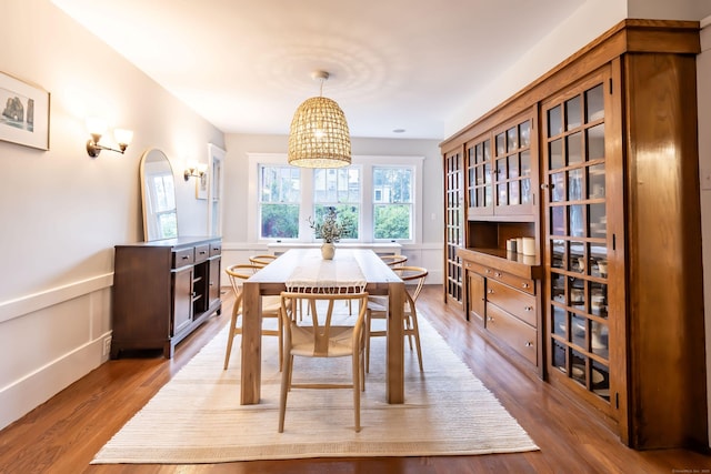 336 Main St, Wethersfield, CT 06109 - dining space with wood finished floors and a chandelier