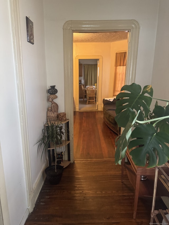 32 Lenox St, Hartford, CT 06154 - hall with hardwood / wood-style flooring