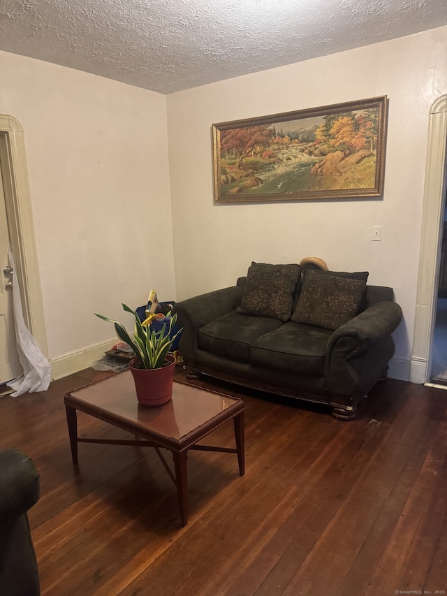32 Lenox St, Hartford, CT 06154 - living room featuring hardwood / wood-style flooring and a textured ceiling