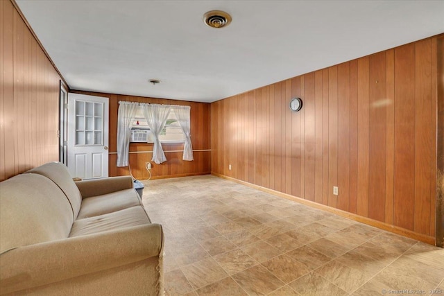 496 Mulberry St, Southington, CT 06479 - living area with wood walls
