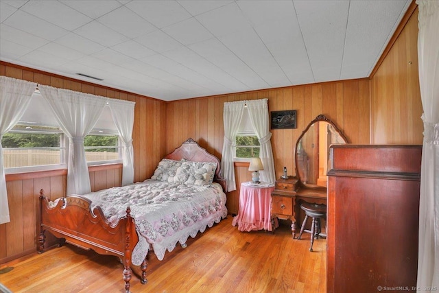 496 Mulberry St, Southington, CT 06479 - bedroom featuring wood finished floors and wooden walls
