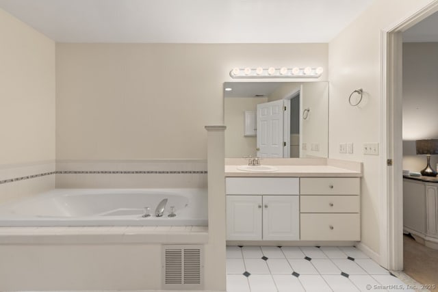 26 Philo Curtis Rd, Newtown, CT 06482 - bathroom with vanity and a garden tub