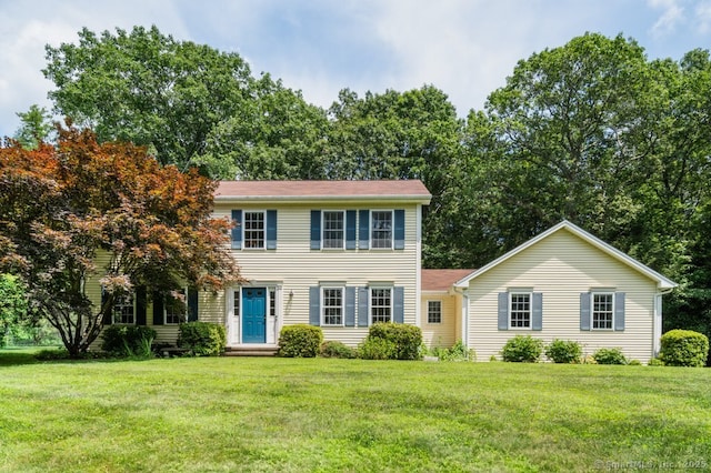 26 Philo Curtis Rd, Newtown, CT 06482 - colonial-style house with a front lawn