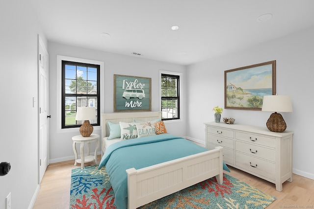 226 Ruane St, Fairfield, CT 06824 - bedroom with light wood finished floors and recessed lighting