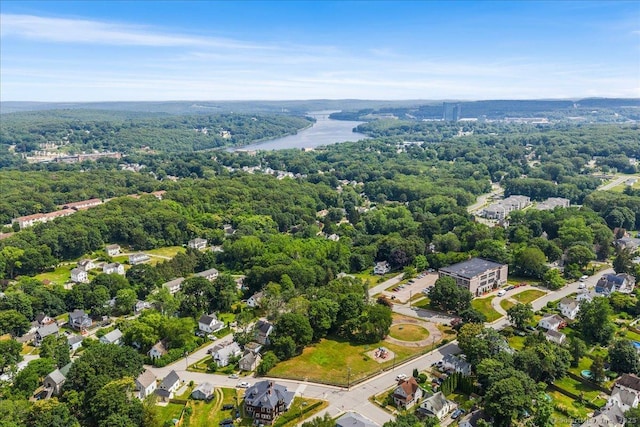 22 Benjamin St, Norwich, CT 06360 - bird's eye view of a nearby body of water and a forest