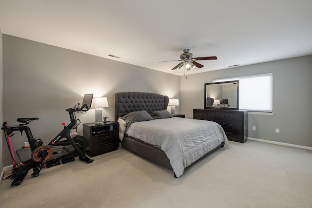 2289 Bedford St Unit F2, Stamford, CT 06905 - bedroom featuring light carpet and a ceiling fan