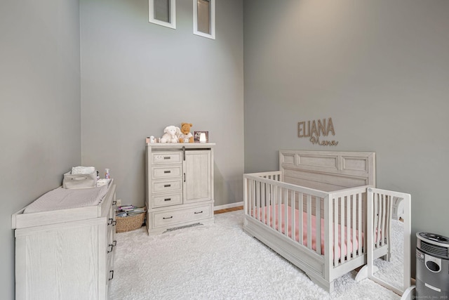 2289 Bedford St Unit F2, Stamford, CT 06905 - carpeted bedroom featuring a nursery area