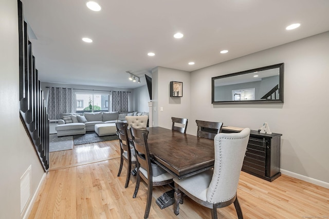 2289 Bedford St Unit F2, Stamford, CT 06905 - dining area featuring light wood-style flooring and recessed lighting