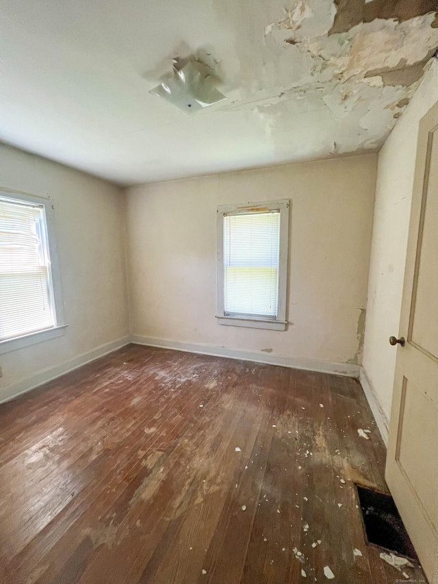 130 Wilkins Ave, Bridgeport, CT 06606 - empty room featuring hardwood / wood-style flooring and baseboards