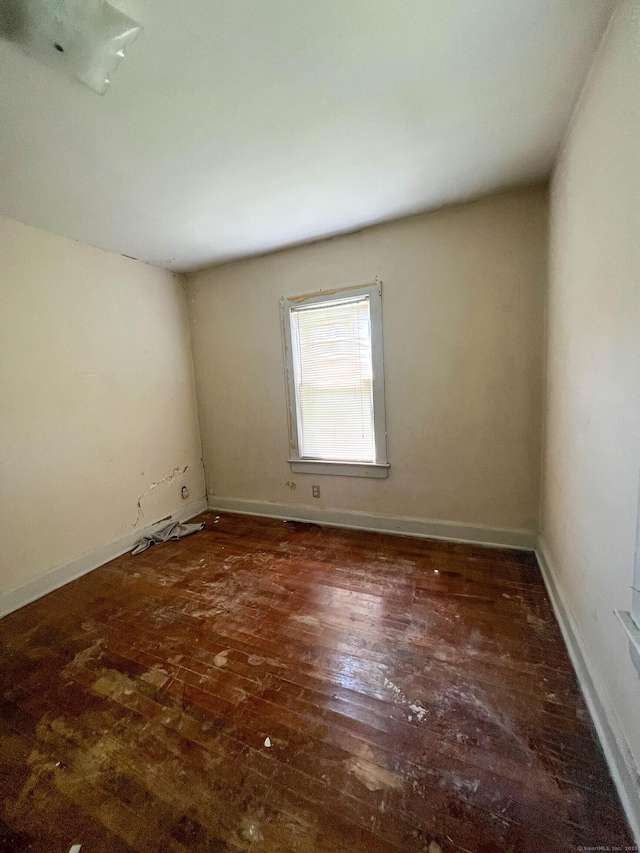 130 Wilkins Ave, Bridgeport, CT 06606 - unfurnished room with hardwood / wood-style flooring and baseboards