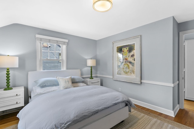 521 Lake Ave, Bridgeport, CT 06605 - bedroom with wood finished floors and baseboards