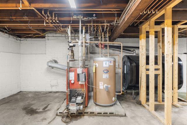 106 Lakeview Ave, West Haven, CT 06516 - utilities featuring heating fuel, electric water heater, and a heating unit