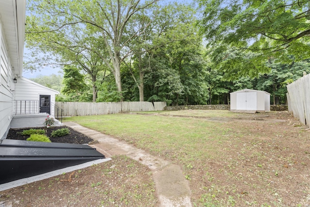 106 Lakeview Ave, West Haven, CT 06516 - fenced backyard featuring a storage unit