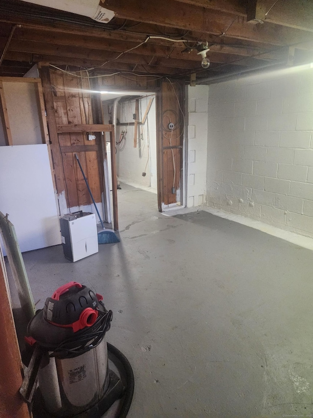 15 Juniper Rd, Newtown, CT 06470 - view of unfinished basement