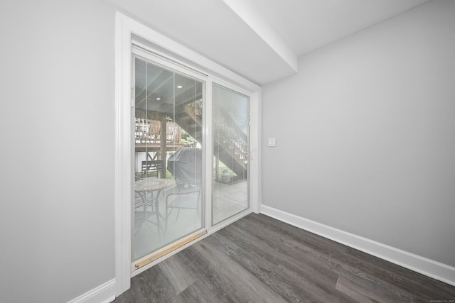 357 D Welton Way, Thomaston, CT 06787 - unfurnished room with dark wood-style floors and baseboards