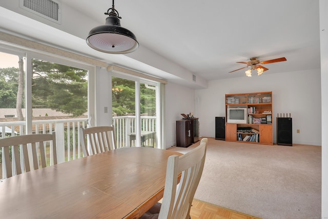 106 Brookwood Dr Apt D, Rocky Hill, CT 06067 - dining area featuring ceiling fan