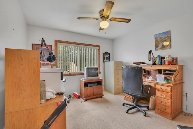 106 Brookwood Dr Apt D, Rocky Hill, CT 06067 - carpeted office featuring ceiling fan